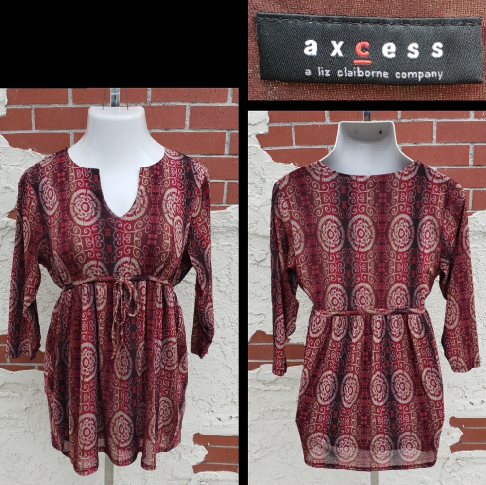 XL women Axcess LIZ CLAIBORNE empire top